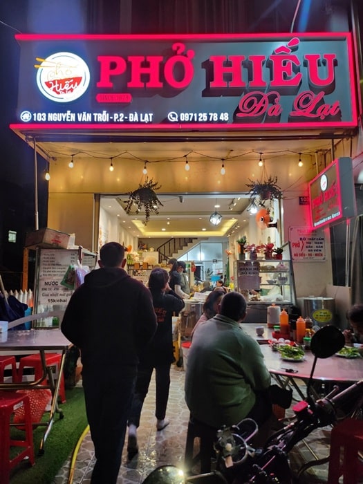 달랏 맛집 퍼히우 Phở Hiếu 베트남 달랏 vietnam dalat